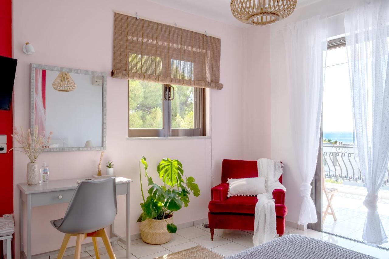 Pefkides Aegina Boutique Apartments Agia Marina  Eksteriør billede